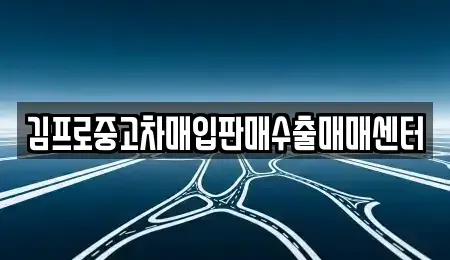 전남 목포시 대안동 중고차매입 전문 김프로중고차매입판매수출매매센터