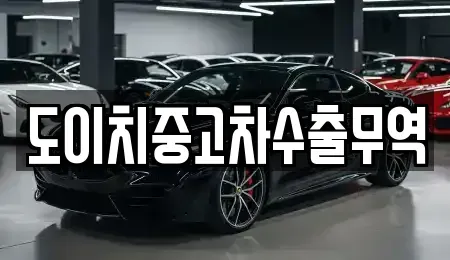 전남 목포시 유동 중고차 전문 도이치중고차수출무역