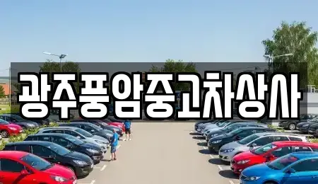 전남 함평군 나산면 중고차 전문 광주풍암중고차상사