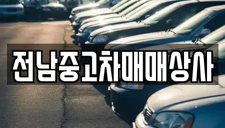 전남 함평군 나산면 중고차 전문 전남중고차매매상사