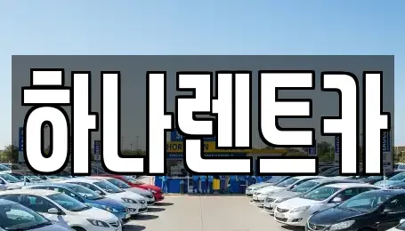 전라남도 고흥군 풍양면 렌트카 전문 하나렌트카