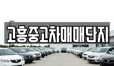 전라남도 고흥군 풍양면 중고차매매 전문 고흥중고차매매단지