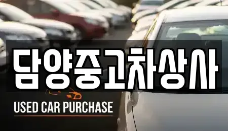 전라남도 담양군 월산면 중고차매매 전문 담양중고차상사