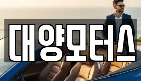전라남도 목포시 용당동 중고차 전문 대양모터스