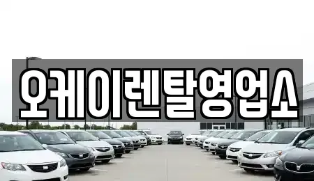 전라남도 무안군 몽탄면 렌트카 전문 오케이렌탈영업소
