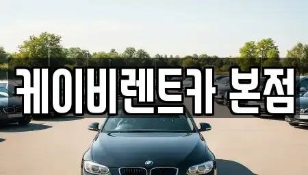 전라남도 여수시 미평동 렌트카 전문 케이비렌트카 본점