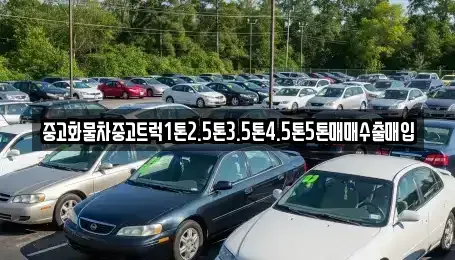 전라남도 화순군 한천면 중고차매매 전문 중고화물차중고트럭1톤2.5톤3.5톤4.5톤5톤매매수출매입
