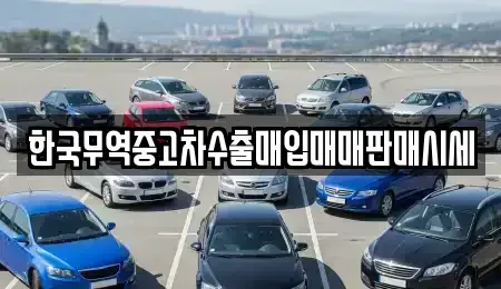전북 익산시 마동 중고차매매 전문 한국무역중고차수출매입매매판매시세