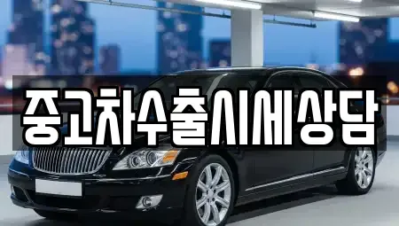 전북 익산시 어양동 중고차 전문 중고차수출시세상담