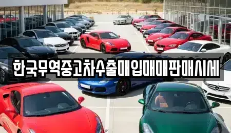 전북 익산시 어양동 중고차 전문 한국무역중고차수출매입매매판매시세