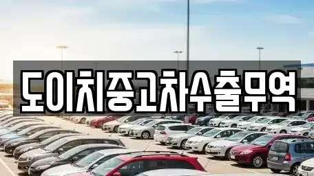 전북 전주시 완산구 중앙동2가 중고차매매 전문 도이치중고차수출무역