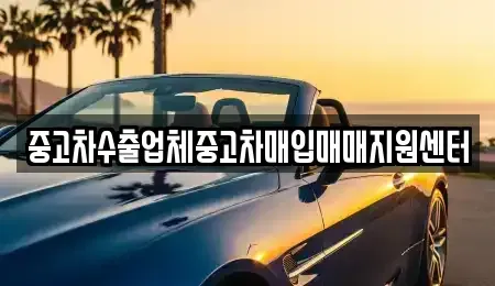 전북특별자치도 무주군 설천면 중고차 전문 중고차수출업체중고차매입매매지원센터