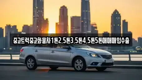 전북특별자치도 무주군 설천면 중고차 전문 중고트럭중고화물차1톤2.5톤3.5톤4.5톤5톤매매매입수출