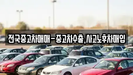 전북특별자치도 익산시 인화동2가 중고차 전문 전국중고차매매-중고차수출,사고노후차매입
