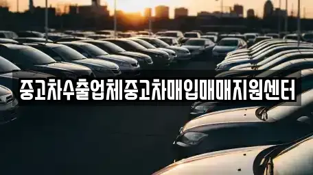 전북특별자치도 정읍시 북면 중고차매입 전문 중고차수출업체중고차매입매매지원센터