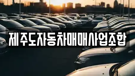 제주 제주시 도남동 중고차매매 전문 제주도자동차매매사업조합