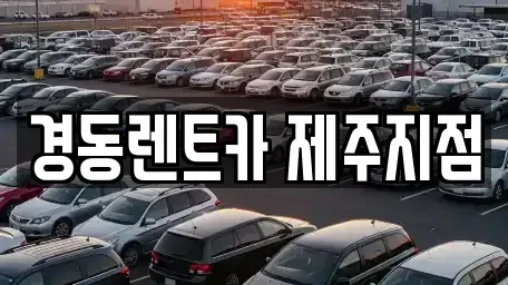 제주 제주시 애월읍 장기렌트카 전문 경동렌트카 제주지점
