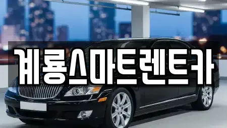 충남 계룡시 두마면 렌트카 전문 계룡스마트렌트카