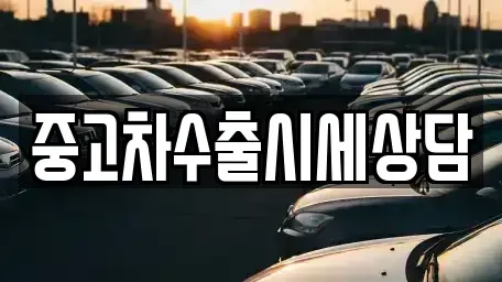 충남 아산시 법곡동 중고차 전문 중고차수출시세상담
