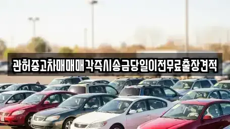 충남 천안시 서북구 와촌동 중고차 전문 관허중고차매매매각즉시송금당일이전무료출장견적