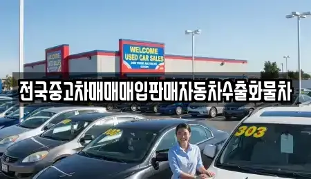충남 천안시 서북구 와촌동 중고차 전문 전국중고차매매매입판매자동차수출화물차
