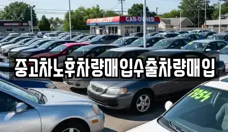충남 태안군 태안읍 중고차매입 전문 중고차노후차량매입수출차량매입