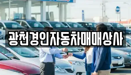 충남 홍성군 은하면 중고차 전문 광천경인자동차매매상사