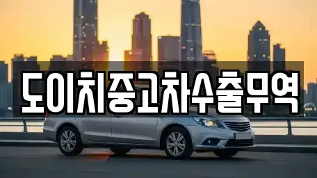 충북 옥천군 이원면 중고차매매 전문 도이치중고차수출무역