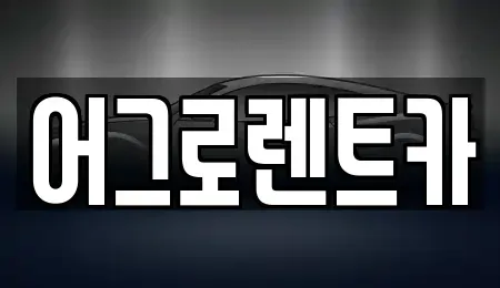 충북 청주시 상당구 운동동 렌트카 전문 어그로렌트카