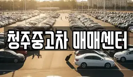 충북 청주시 상당구 운동동 중고차 전문 청주중고차 매매센터