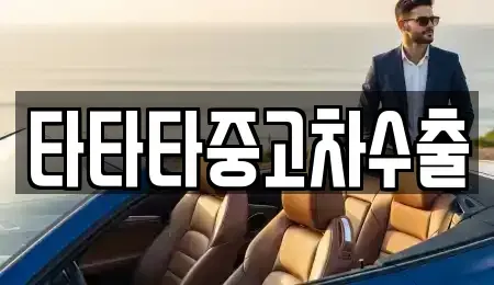 충북 충주시 수안보면 중고차매매 전문 타타타중고차수출