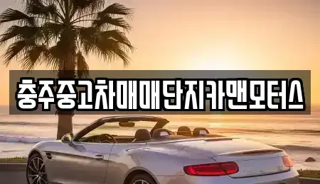 충북 충주시 직동 중고차 전문 충주중고차매매단지카맨모터스