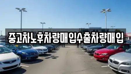 충청남도 공주시 상왕동 중고차 전문 중고차노후차량매입수출차량매입