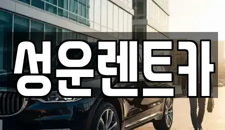 충청남도 금산군 금산읍 렌트카 전문 성운렌트카