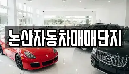 충청남도 논산시 은진면 중고차 전문 논산자동차매매단지