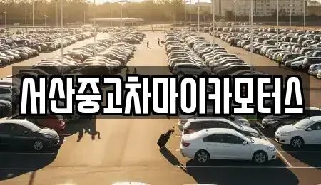 충청남도 서산시 인지면 중고차 전문 서산중고차마이카모터스