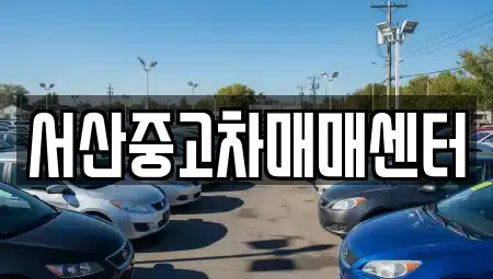 충청남도 서산시 인지면 중고차매매 전문 서산중고차매매센터