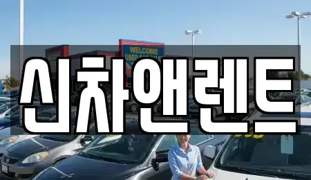 충청남도 천안시 서북구 쌍용동 렌트카 전문 신차앤렌트