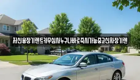 충청남도 천안시 서북구 쌍용동 렌트카 전문 저신용장기렌트카무심사누구나바로즉시가능중고신차장기렌