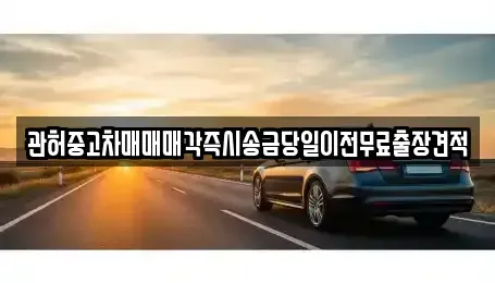 충청남도 태안군 이원면 중고차 전문 관허중고차매매매각즉시송금당일이전무료출장견적