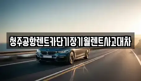 충청북도 진천군 문백면 단기렌트카 전문 청주공항렌트카단기장기월렌트사고대차