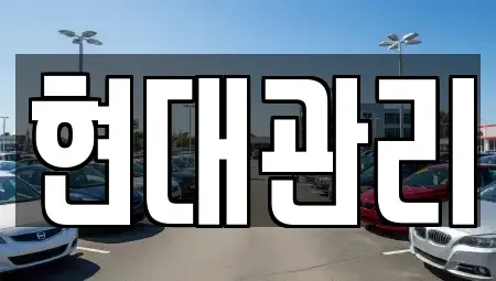 충청북도 청주시 상당구 남주동 렌트카 전문 현대관리