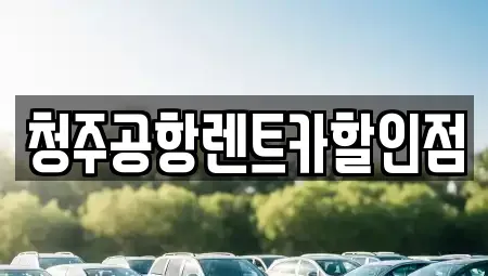 충청북도 청주시 청원구 북이면 렌트카 전문 청주공항렌트카할인점