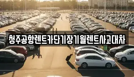 충청북도 청주시 흥덕구 운천동 렌트카 전문 청주공항렌트카단기장기월렌트사고대차