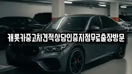 충청북도 충주시 호암동 중고차 전문 캐롯카중고차견적상담인증지점무료출장방문